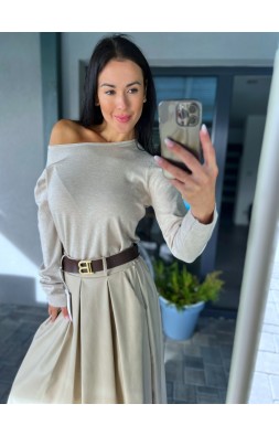 Krémový svetr sabina 