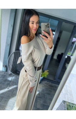 Krémový svetr sabina 