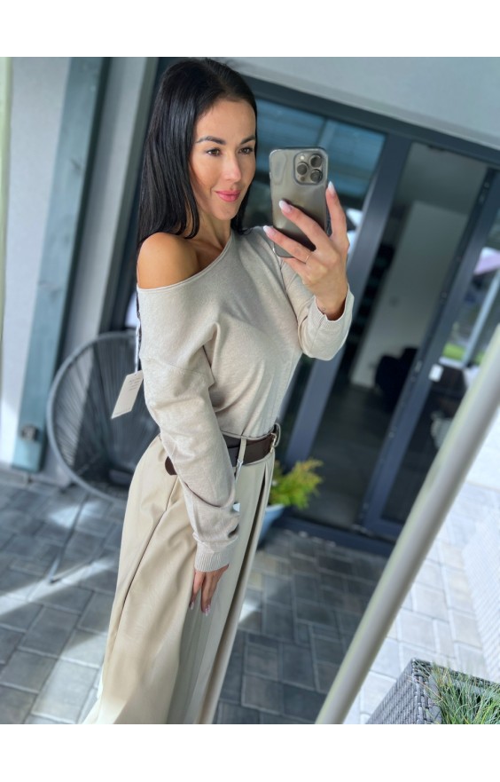 Krémový svetr sabina 