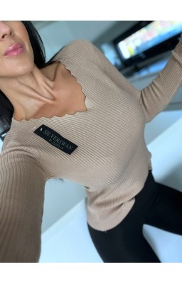 Krémový svetr Silver