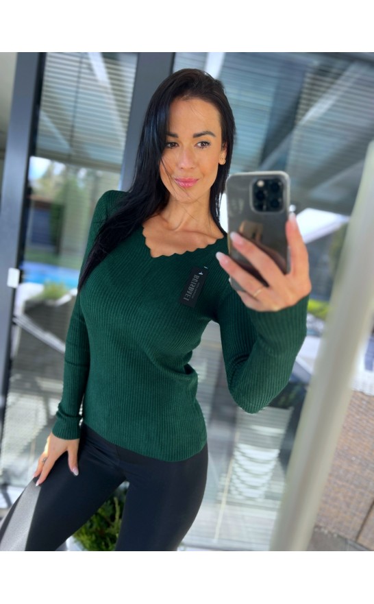 Petrolejový svetr Silver 