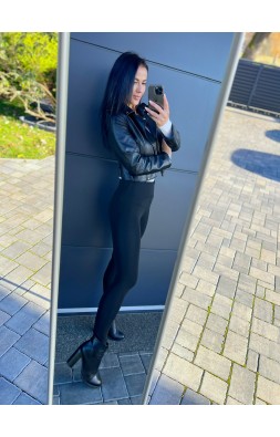 Basic černé legíny teplé XS  S M L 