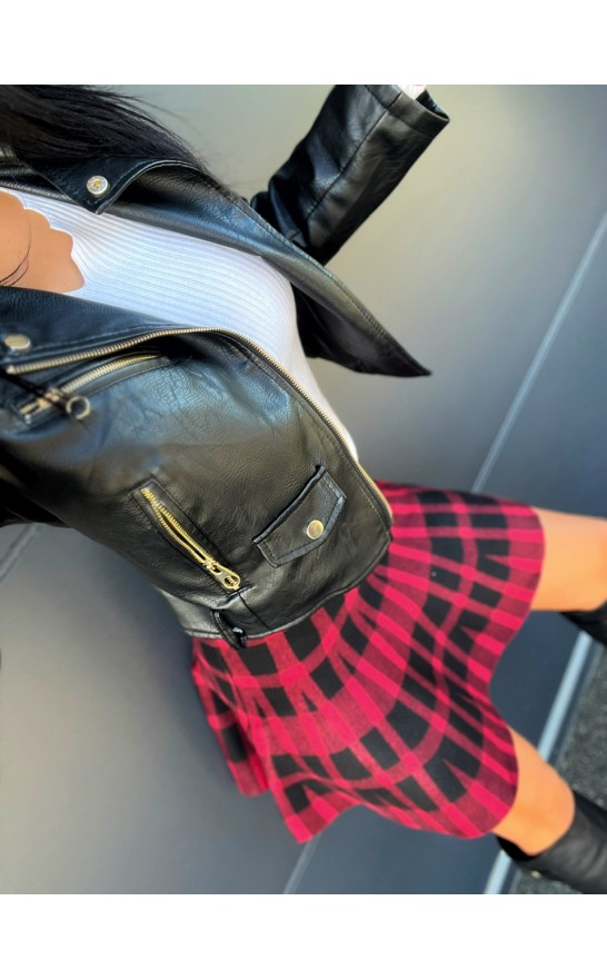 Sukně kostka červená 