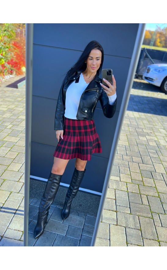 Sukně kostka červená 