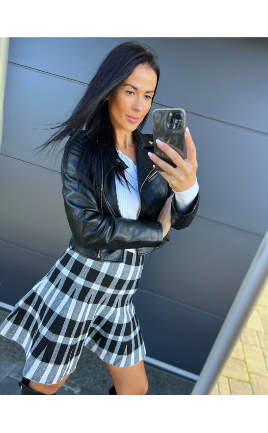 Sukně kostka bílá