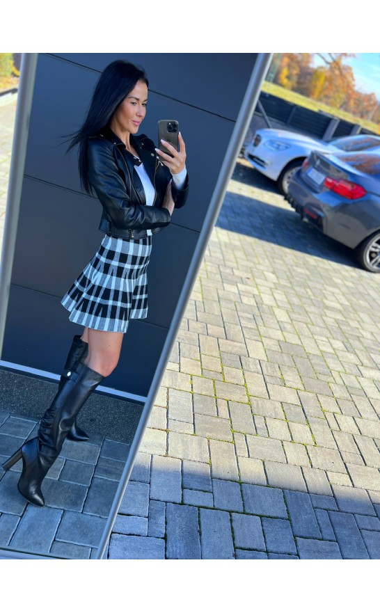 Sukně kostka bílá