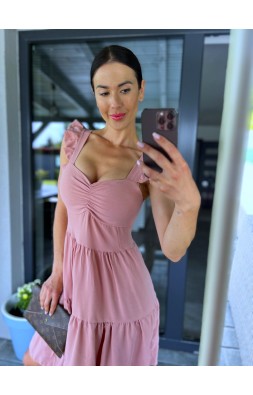 Růžové šaty Betty