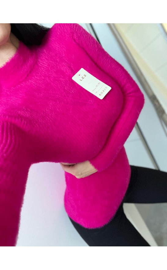 Fuchsiový svetr Veli 