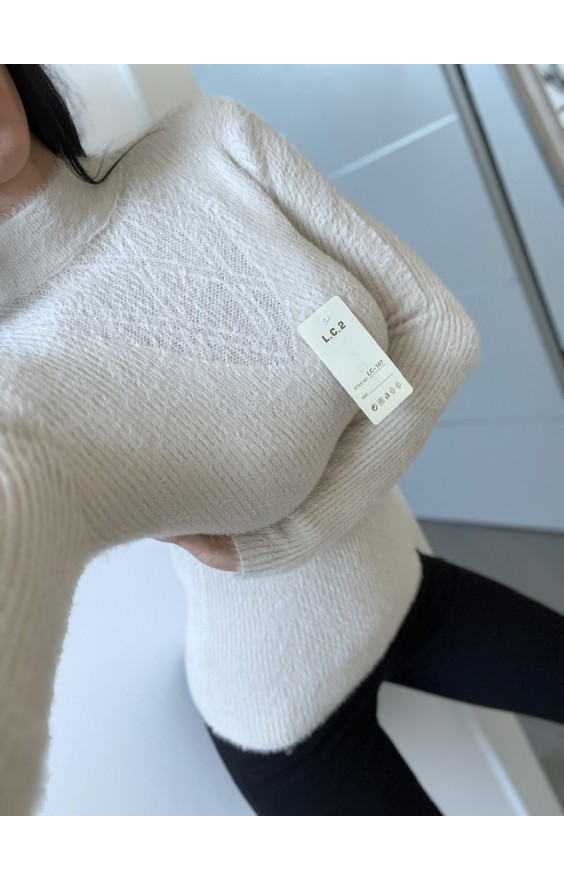 Světle krémový svetr Veli