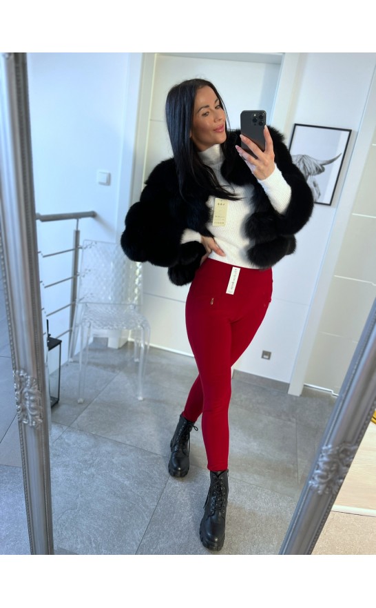 Červené kalhoty Moli vel S a M 