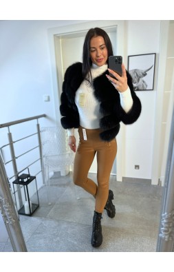 Krémové kalhoty Moli vel S a M 