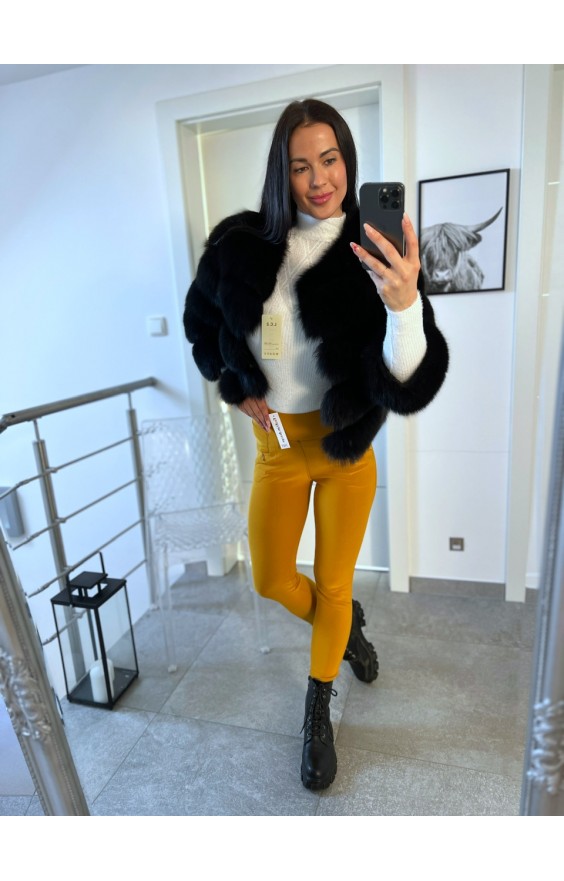 Hořčicové kalhoty Moli S a M 