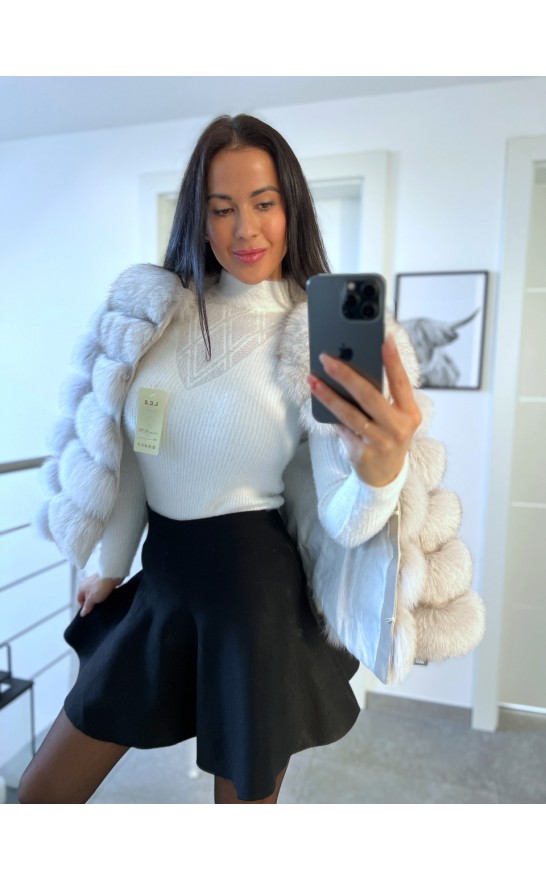 Černá skater sukně úpletová S a M 