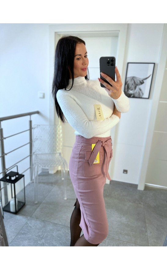 Růžová pouzdrová sukně vel S a M 