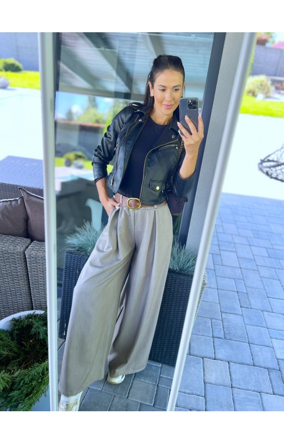 Tmavě béžové kalhoty Boa 