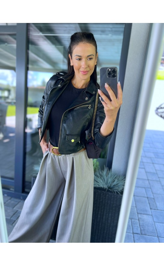 Tmavě béžové kalhoty Boa 