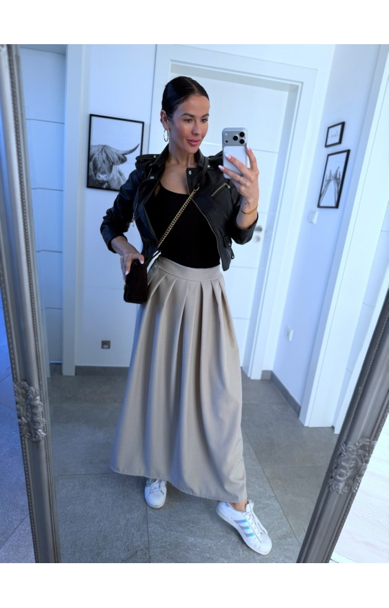 Krémová sukně Fou 