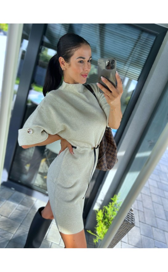 Krémové šaty Mosa 