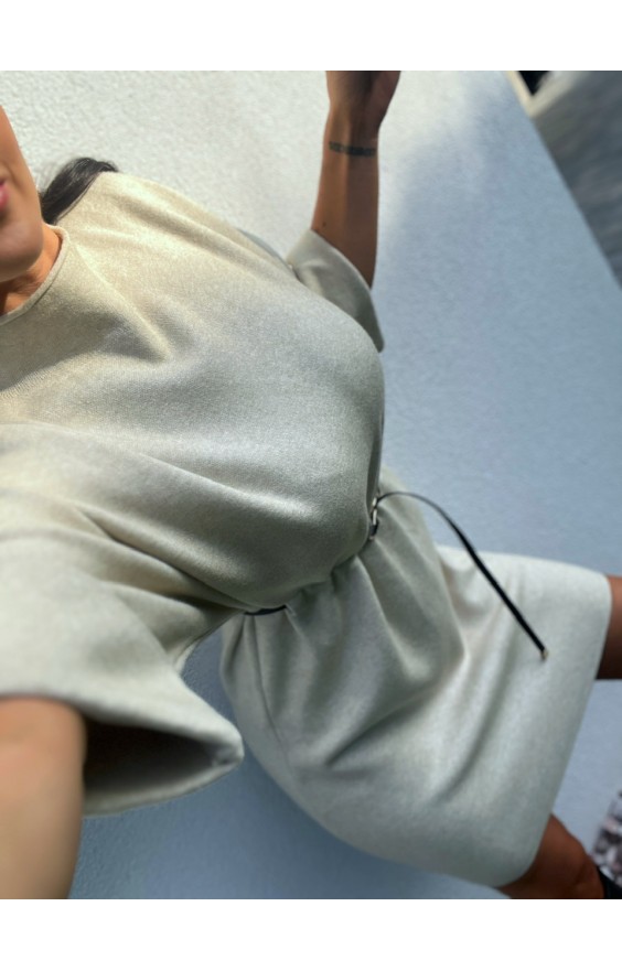 Krémové šaty Mosa 