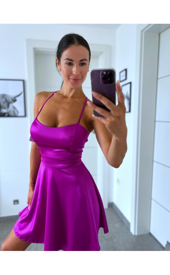 Růžovo- fialkové šaty Lacy 