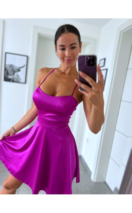 Růžovo- fialkové šaty Lacy 