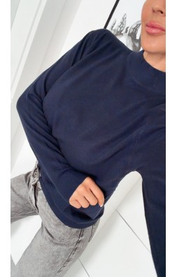 Tmavě modrý svetr Lusy 