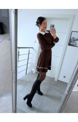 Hnědý komplet Roma 