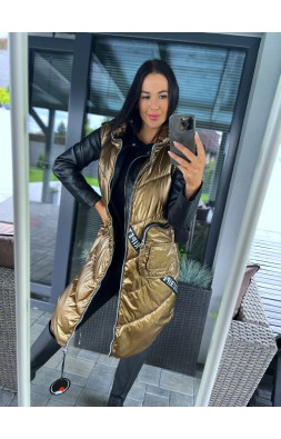 Bronzová teplá vestička S/M Bronzová teplá vestička S/M