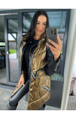 Bronzová teplá vestička S/M Bronzová teplá vestička S/M