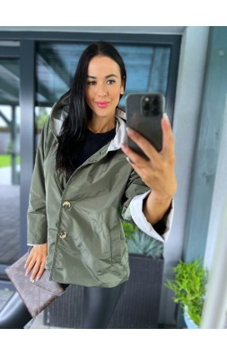 Khaki větrová bunda  Khaki větrová bunda