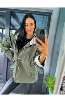 Khaki větrová bunda 