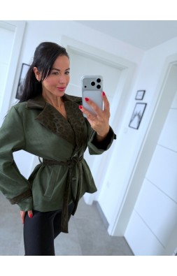 Khaki trenčkot 
