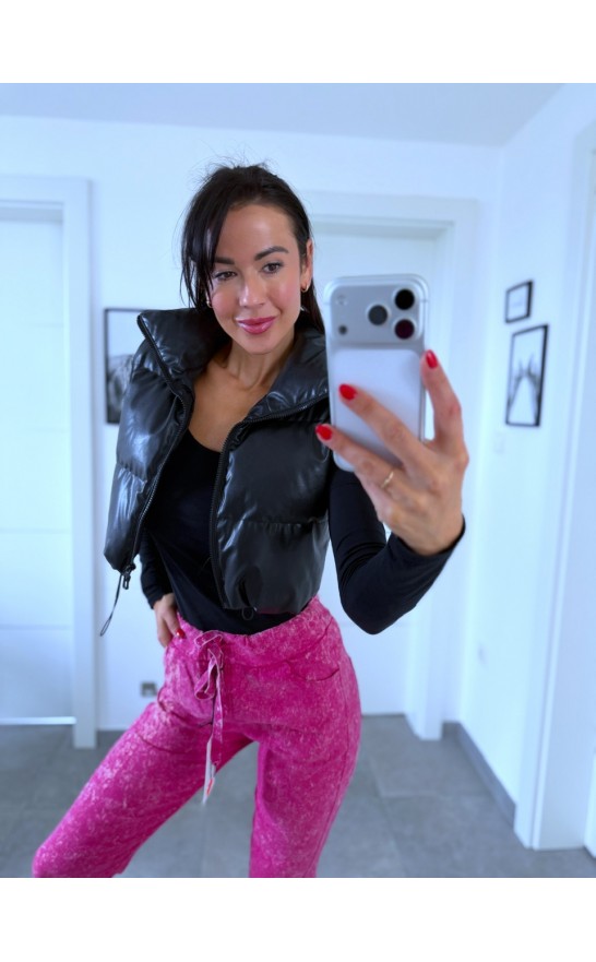 Žíhané kalhoty pink model 1 