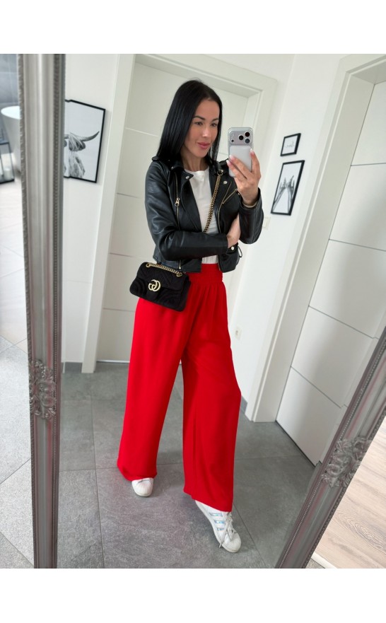 Červené kalhoty Dari 