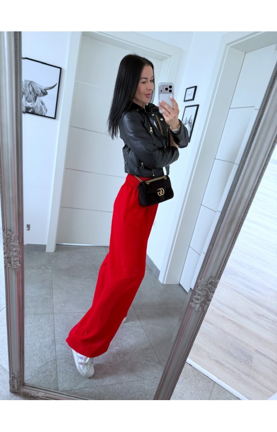 Červené kalhoty Dari 