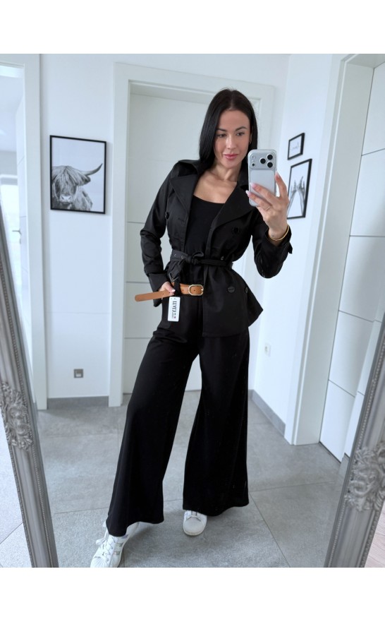 Černé  kalhoty Moli 