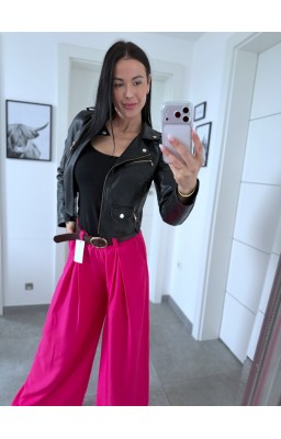 Fuchsiové kalhoty Olga 