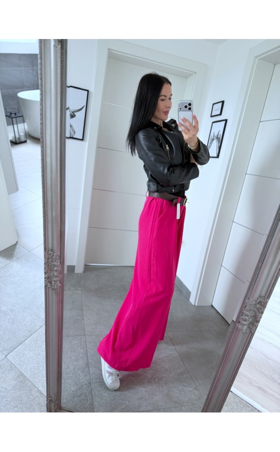 Fuchsiové kalhoty Olga 