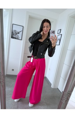 Fuchsiové kalhoty Olga 