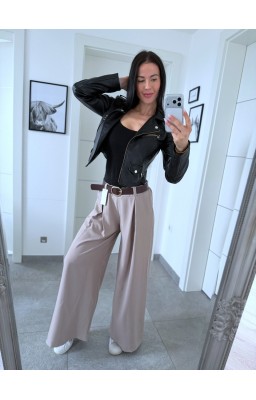 Krémové kalhoty Olga 