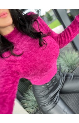 Fuchsiový svetr Ira