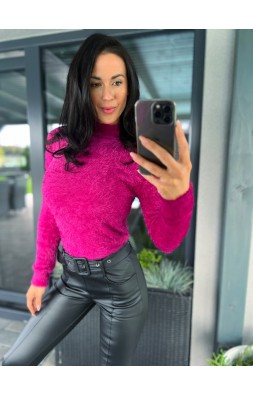 Fuchsiový svetr Ira