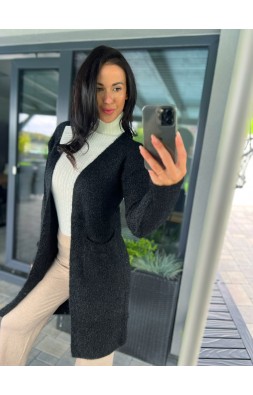 Černý kardigan Flora