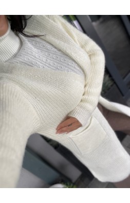 Smetanový kardigan Flora