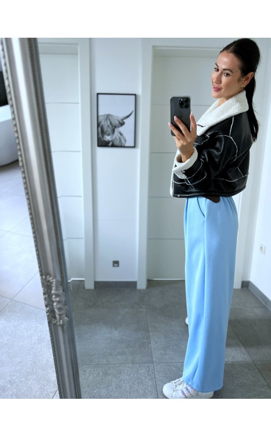 Modré kalhoty Losia S/M + pásek 