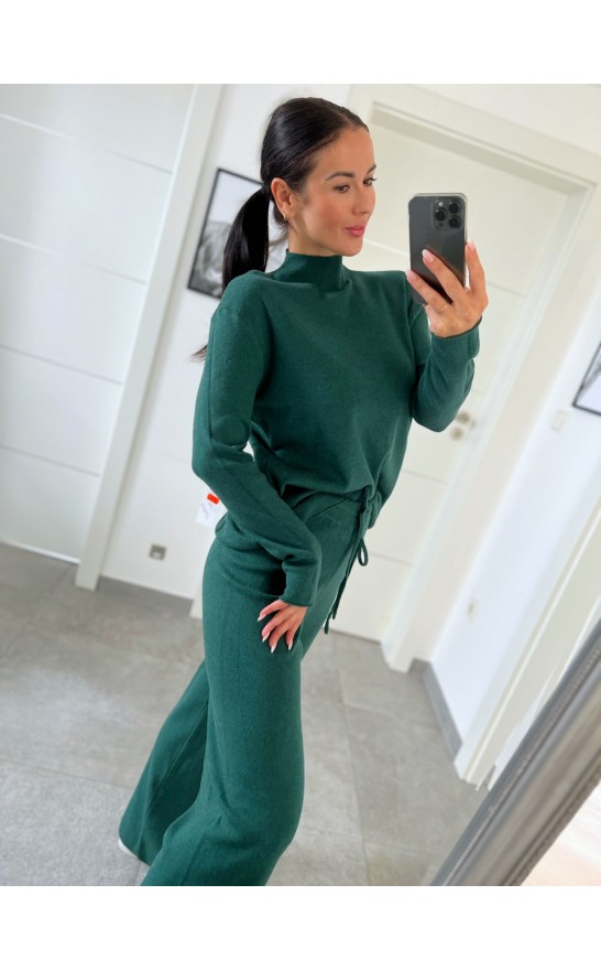 Tmavě zelený komplet S/M