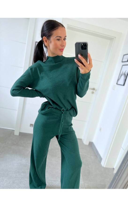 Tmavě zelený komplet S/M