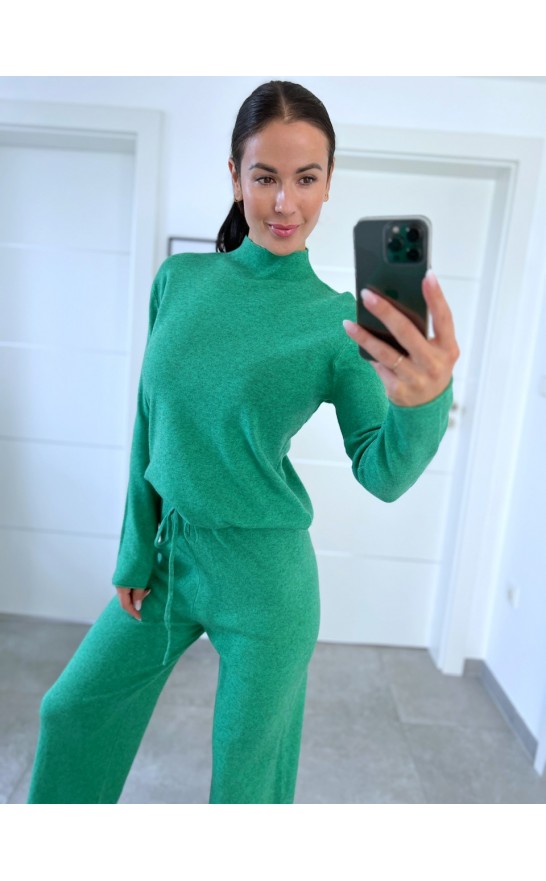 Středně zelený komplet S/M