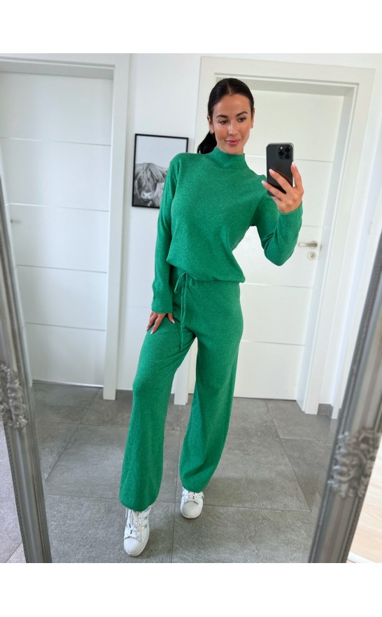 Středně zelený komplet S/M