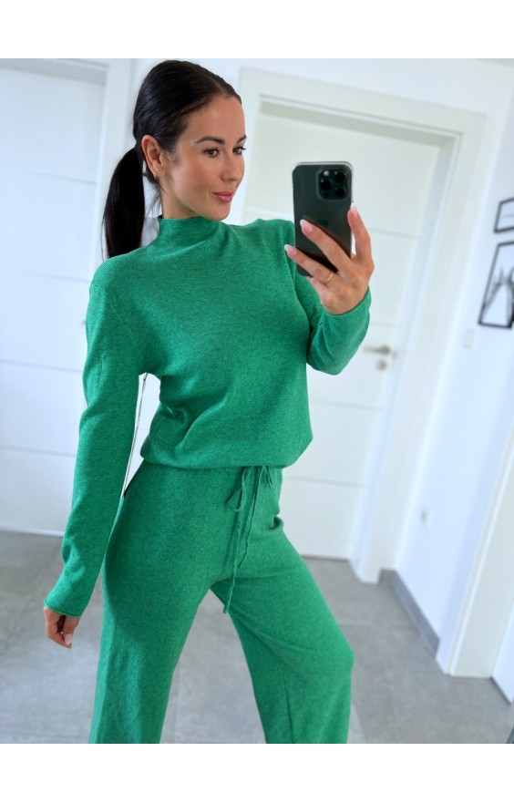 Středně zelený komplet S/M